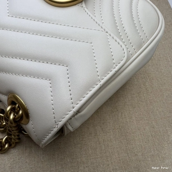 Hyperpeter mini Gucci bag-18*15*8CM shoulder Marmont GG 0727